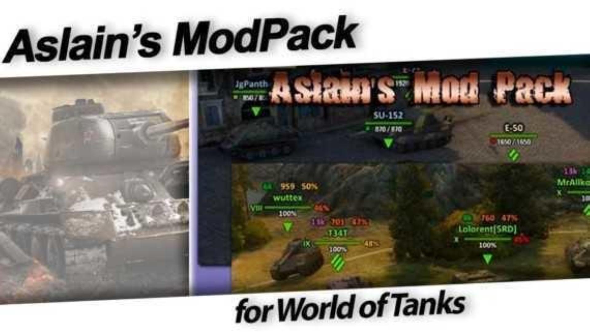 aslains world of warships modpack