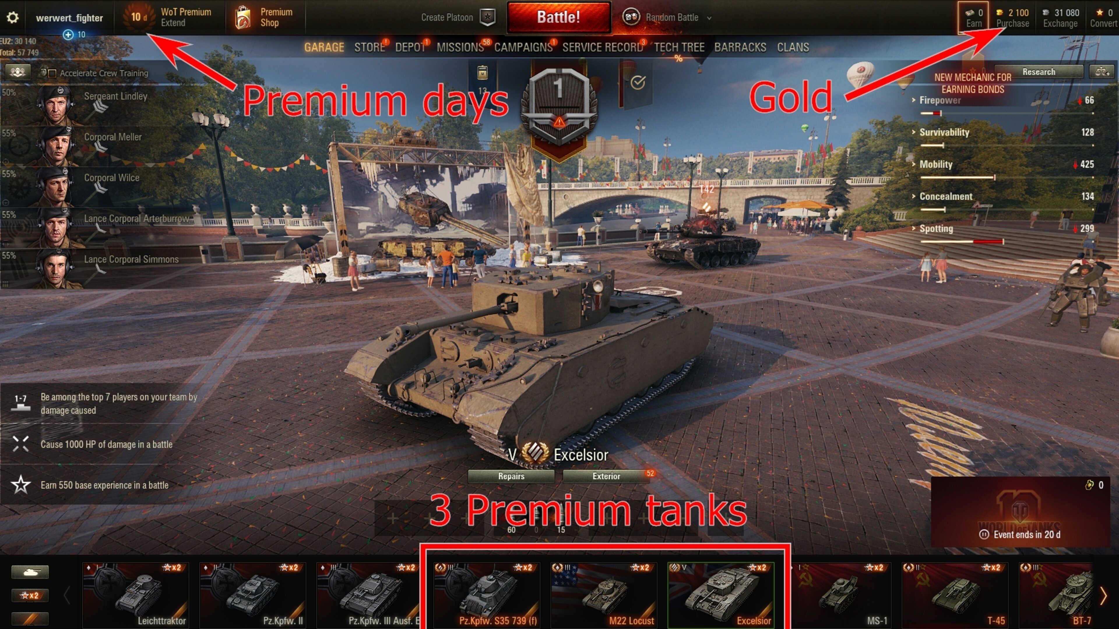 invite code wot 7 days premium.