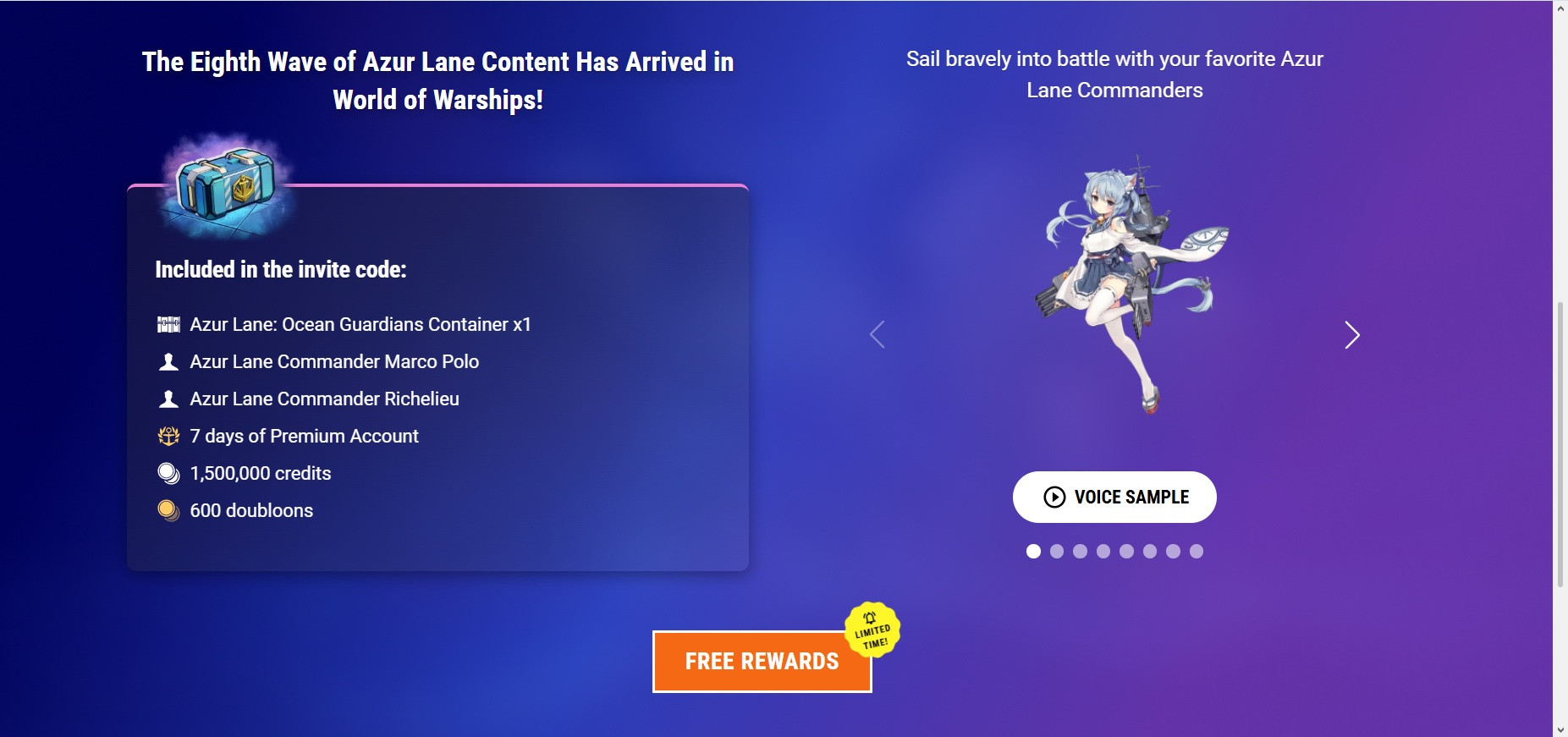 Wows and AzurLane collaboration 2026