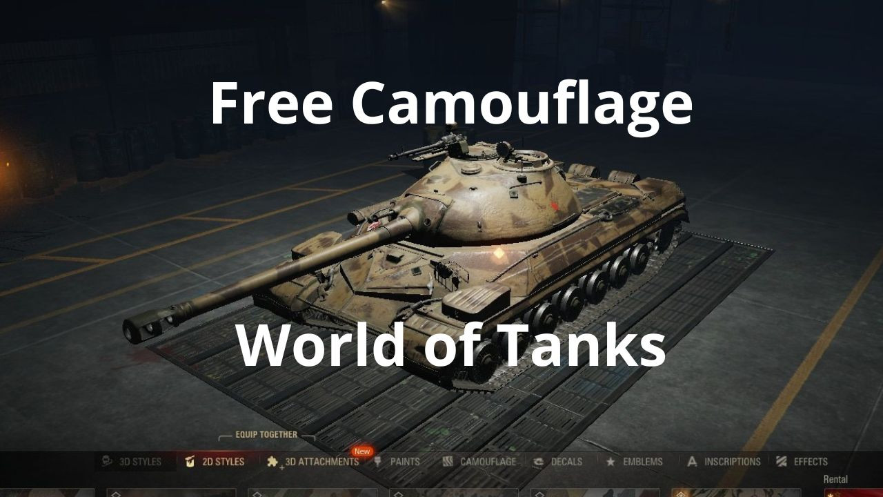 Free camouflage World of Tanks is available to players through several in-game activities and events.